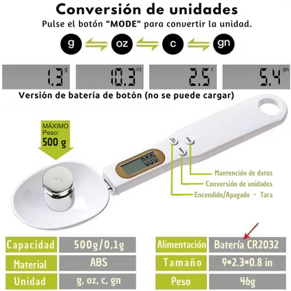 Cuchara Medidora Digital